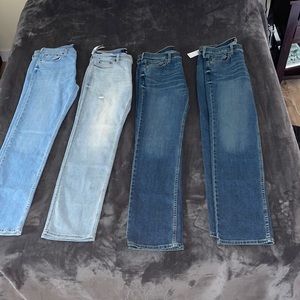 4 brand new hollister pants